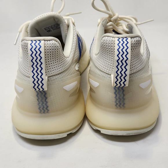 Adidas Originals ZX 2K Boost 2.0 Running Shoes Mens 9.5 White Blue Athletic Low main image 7